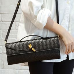 image-Woven Bag Shoulder Fashion Clutch Crossbody Bag
