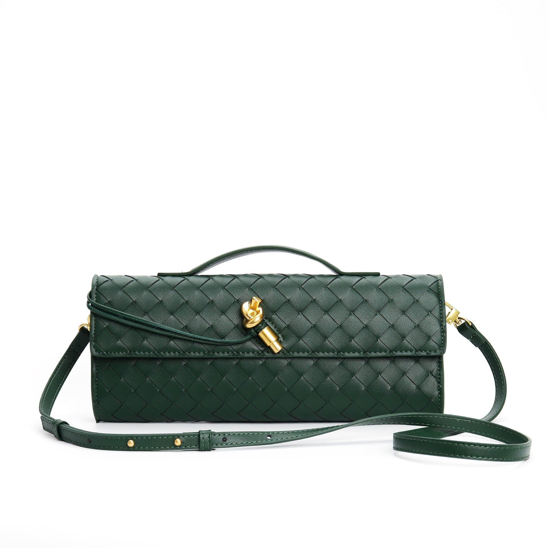 image-Woven Bag Shoulder Fashion Clutch Crossbody Bag