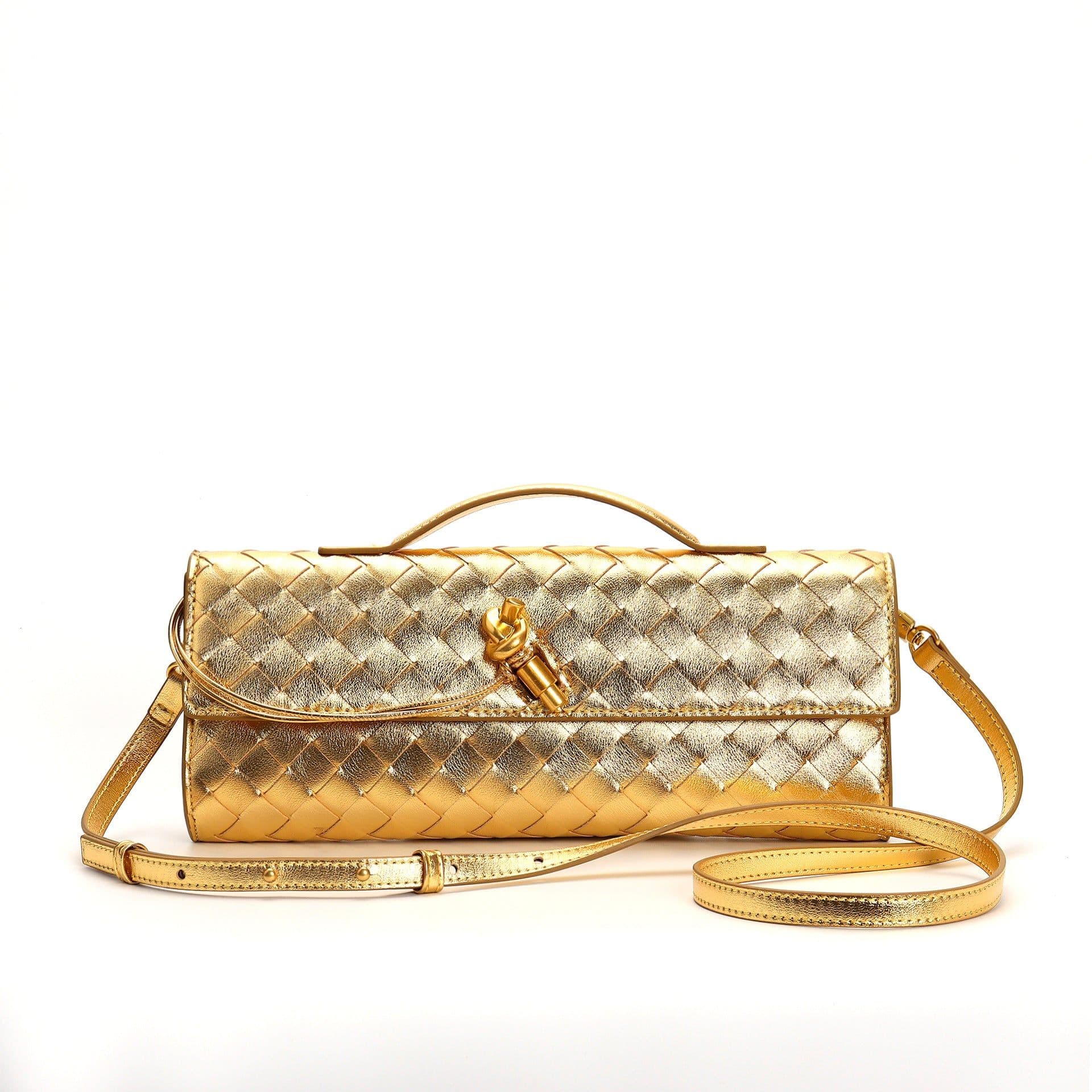 image-Woven Bag Shoulder Fashion Clutch Crossbody Bag