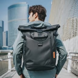 image-Men's Large Capacity Waterproof Oxford Cloth Backpack For Travel