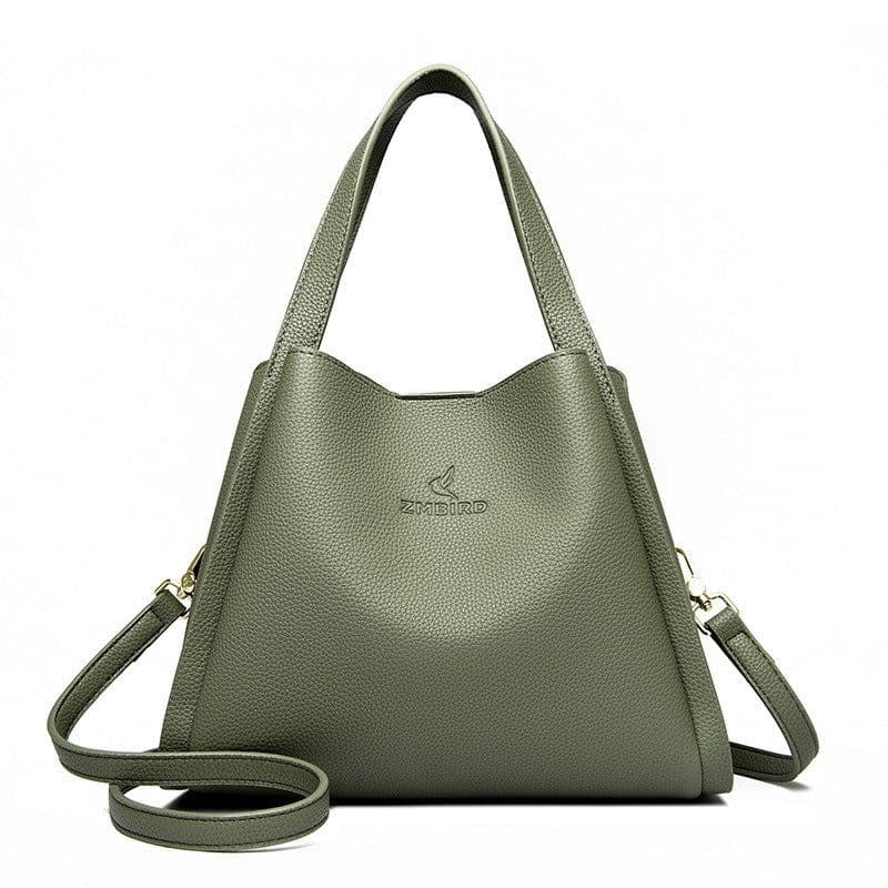image-Popular Idle Style Vegetable Pocket Quality Leather Pattern Commuter Women's Elegant Underarm Bag