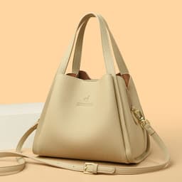 image-Popular Idle Style Vegetable Pocket Quality Leather Pattern Commuter Women's Elegant Underarm Bag