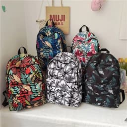 image-Fashion Presbyopic College Retro Style Large Capacity Lightweight Backpacks Travel Bag