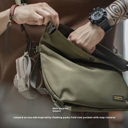 image-Outdoor Multifunctional Shoulder Messenger Bag Men
