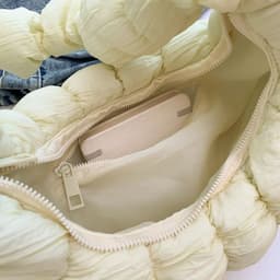 image-Crossbody Croissant Pleated Clouds Large Capacity Shoulder Bag