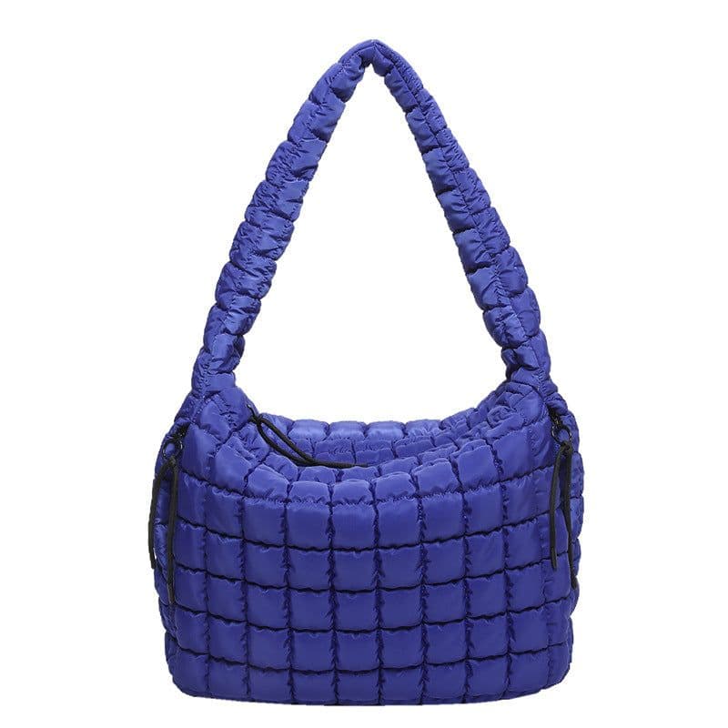 image-Women's Fashion Shoulder Crossbody Large Capacity Handbag Pleated Cloud Bag