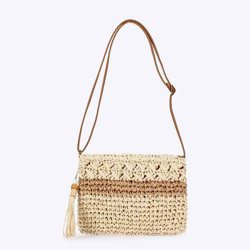 image-Summer New Retro Women Bag Hand-woven Bag