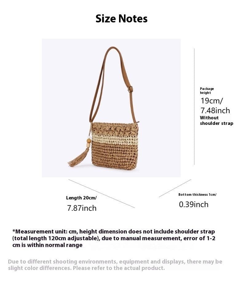 image-Summer New Retro Women Bag Hand-woven Bag