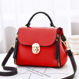 image-Women's Shoulder Bag European And American Fashion Lychee Pattern Portable
