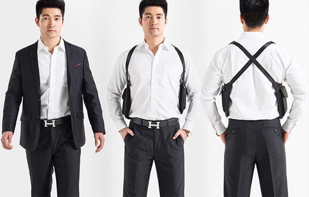 image-Anti-Theft Hidden Underarm Strap Wallet Holster Bag Leisure Nylon Double Shoulder Pocket Sport Vest Outdoors