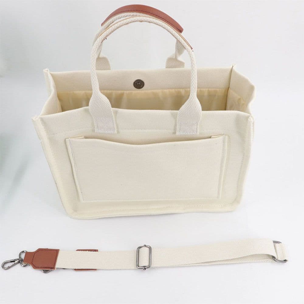 image-New Large Capacity Canvas Tote Bags For Women Work Commuting Carrying Bag College Style Student Outfit Book Shoulder Shopper Bag
