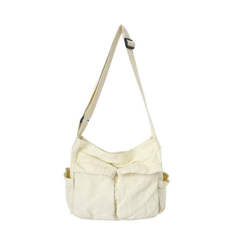 image-Retro Women's Large Capacity Artistic Casual Canvas Shoulder Bag