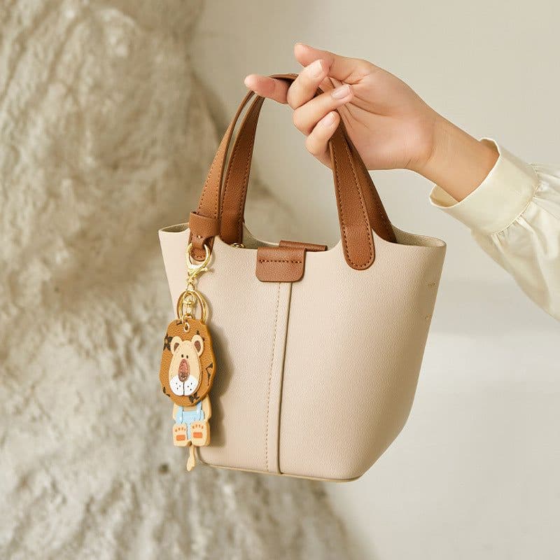 image-Fashion Vegetable Basket Bucket Bag For Women