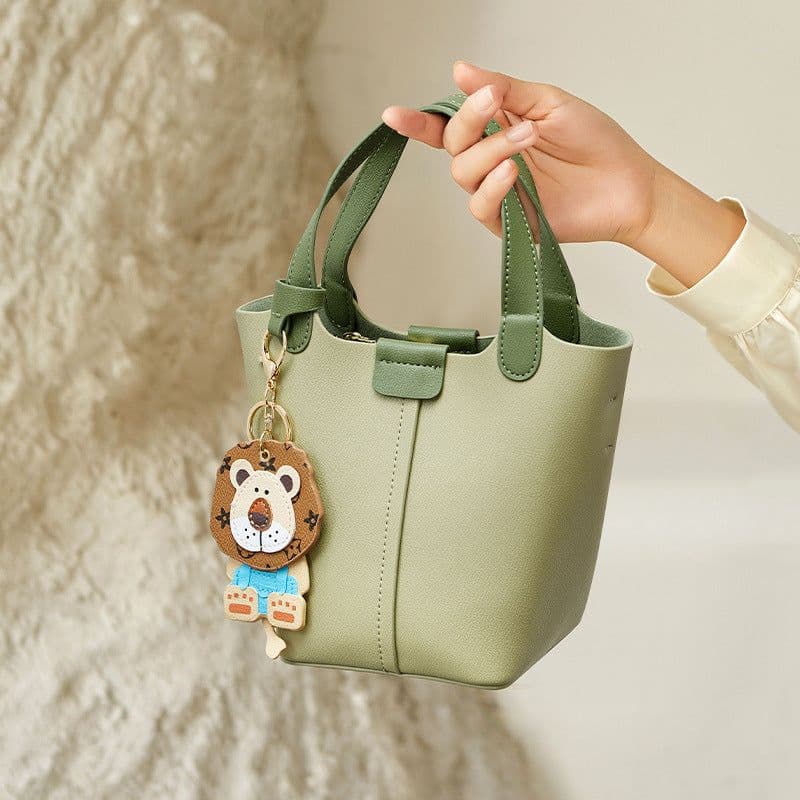 image-Fashion Vegetable Basket Bucket Bag For Women