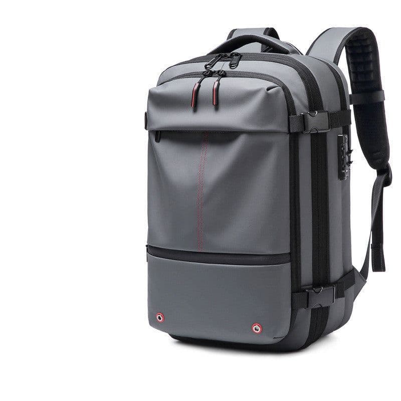 image-Men's Large-capacity Backpack Dry Wet Separation Anti-theft Package Business Leisure Unisex Backpack