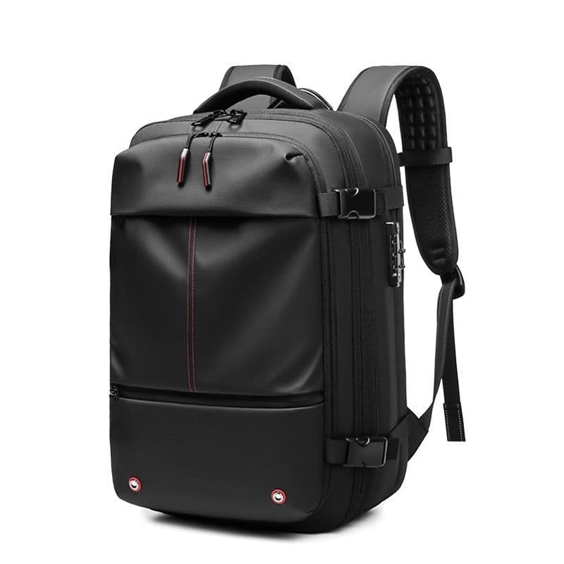 image-Men's Large-capacity Backpack Dry Wet Separation Anti-theft Package Business Leisure Unisex Backpack