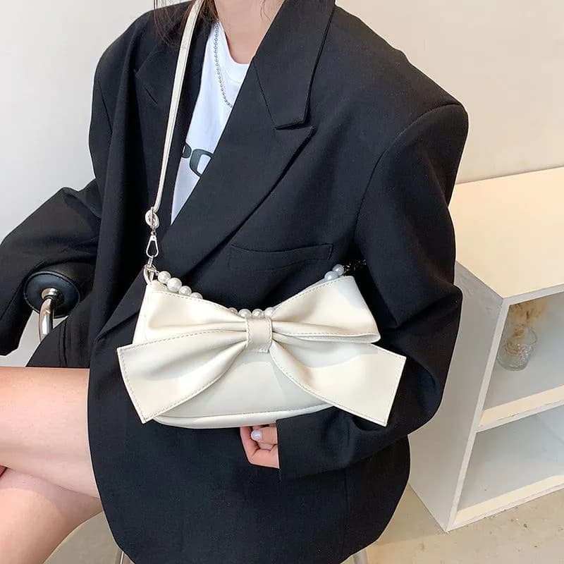 image-Women's Fashion Bowknot Shoulder Messenger Bag