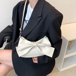 image-Women's Fashion Bowknot Shoulder Messenger Bag