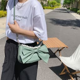 image-Women's Fashion Bowknot Shoulder Messenger Bag