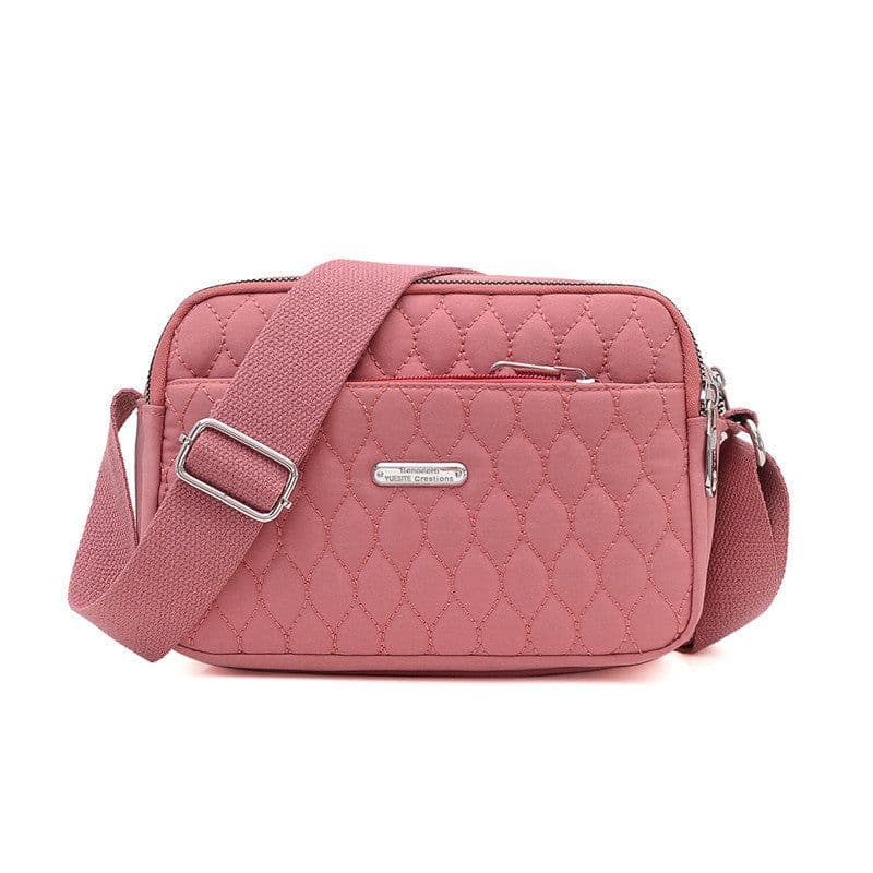 image-Rhombus Creative Fashion Solid Color Large Capacity Shoulder Messenger Bag