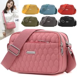 image-Rhombus Creative Fashion Solid Color Large Capacity Shoulder Messenger Bag