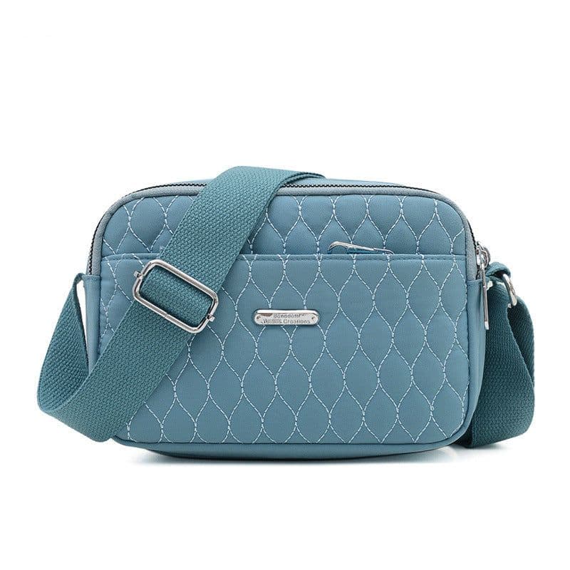 image-Rhombus Creative Fashion Solid Color Large Capacity Shoulder Messenger Bag