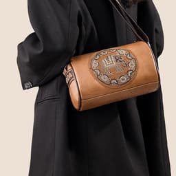 image-Women's Stylish Colored Diamond Shoulder Messenger Bag