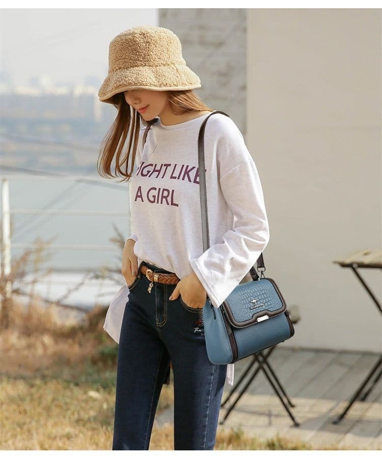 image-Women's Shoulder Crossbody Small Square Mother Bag Elegant