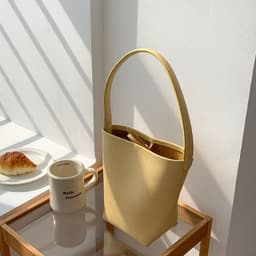 image-Single Shoulder Round Bag Women's Large Capacity Simple
