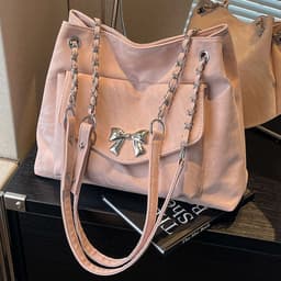 image-Women's Large Capacity Crossbody Fashionable Versatile College Student Class Bag