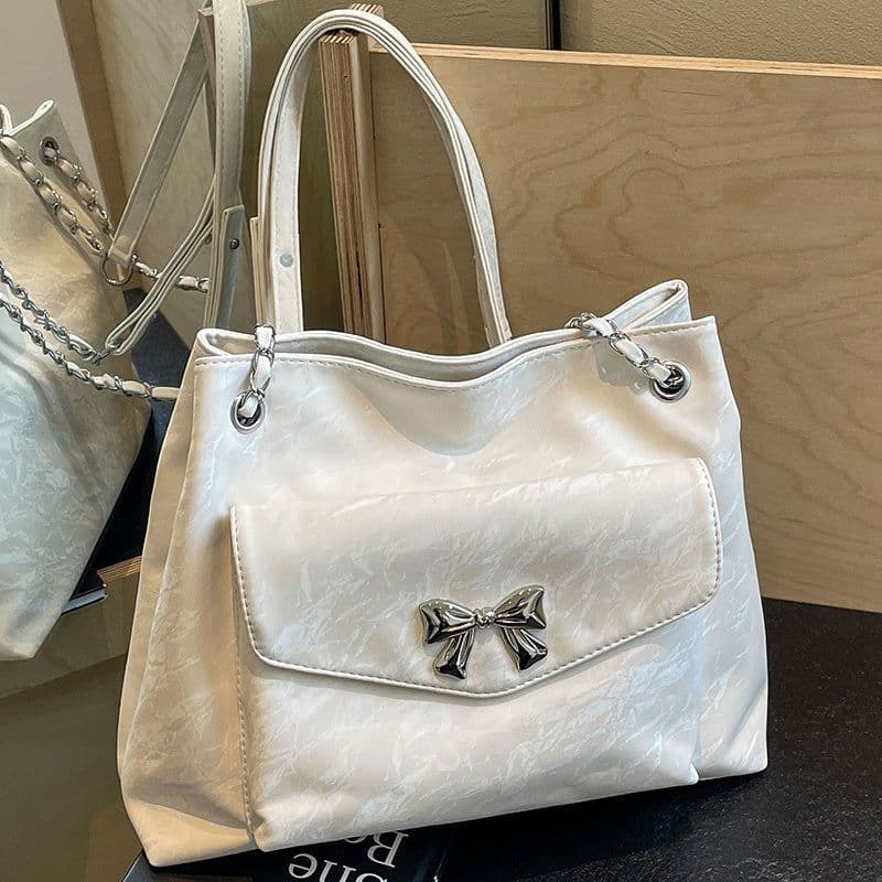 image-Women's Large Capacity Crossbody Fashionable Versatile College Student Class Bag
