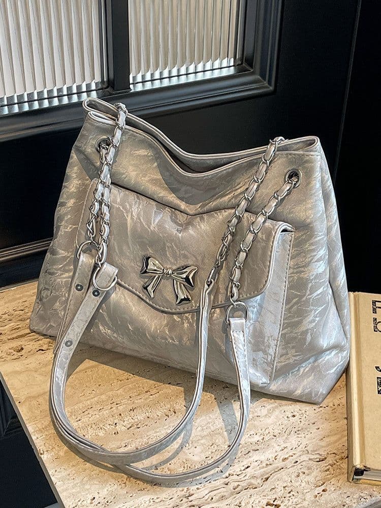 image-Women's Large Capacity Crossbody Fashionable Versatile College Student Class Bag
