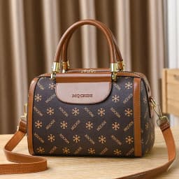 image-Fashion Large Capacity Portable Shoulder Crossbody Bag