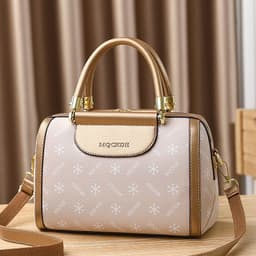 image-Fashion Large Capacity Portable Shoulder Crossbody Bag