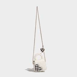 image-Chain Love Women's Advanced Texture Shoulder Crossbody Bag