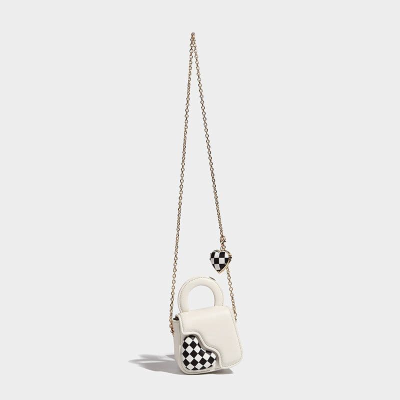image-Chain Love Women's Advanced Texture Shoulder Crossbody Bag