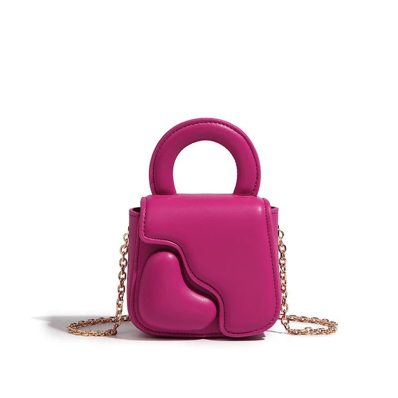 image-Chain Love Women's Advanced Texture Shoulder Crossbody Bag