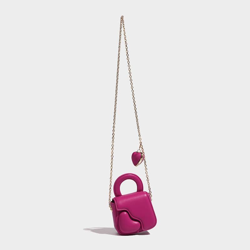 image-Chain Love Women's Advanced Texture Shoulder Crossbody Bag