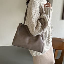 image-Fashion Tote PU Shoulder Crossbody Underarm Bag