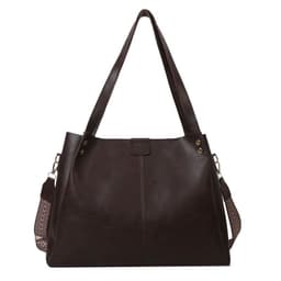 image-Fashion Tote PU Shoulder Crossbody Underarm Bag