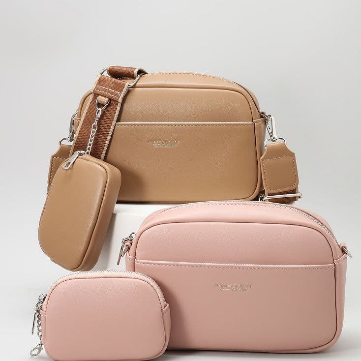 image-Simple Women's Bag Large Capacity Fashion Shoulder Messenger Bag