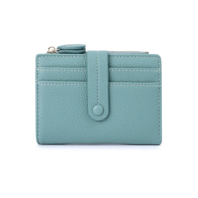 image-Women's Rfid Anti-theft Refreshing Multiple Card Slots Short Litchi Wallet