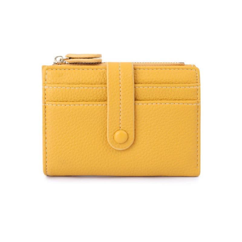 image-Women's Rfid Anti-theft Refreshing Multiple Card Slots Short Litchi Wallet