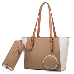 image-Fashion Large Capacity Three-in-one Saffiano Bag Portable Simplicity