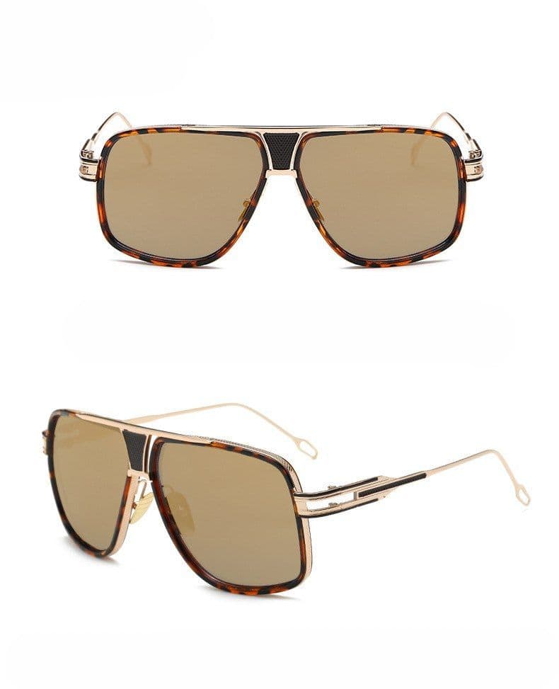 image-Sunglasses Men Brand Designer Sun Glasses Driving Oculos De Sol Masculino Grandmaster Square Sunglass