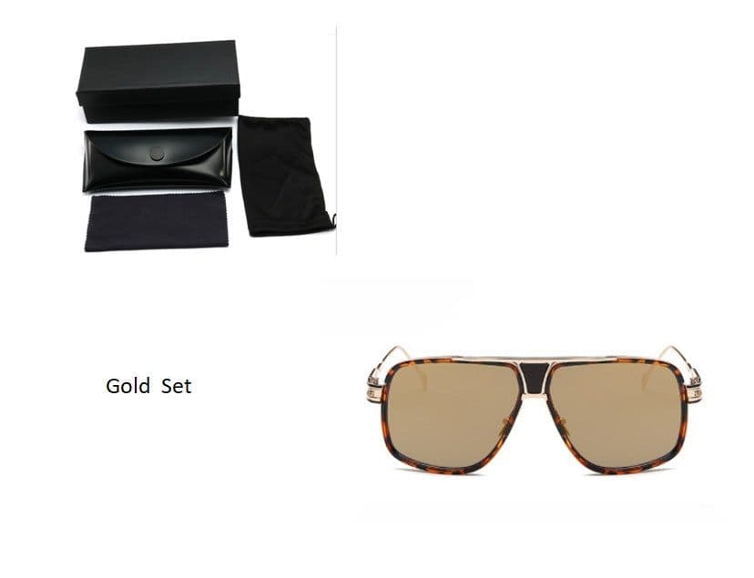 image-Sunglasses Men Brand Designer Sun Glasses Driving Oculos De Sol Masculino Grandmaster Square Sunglass