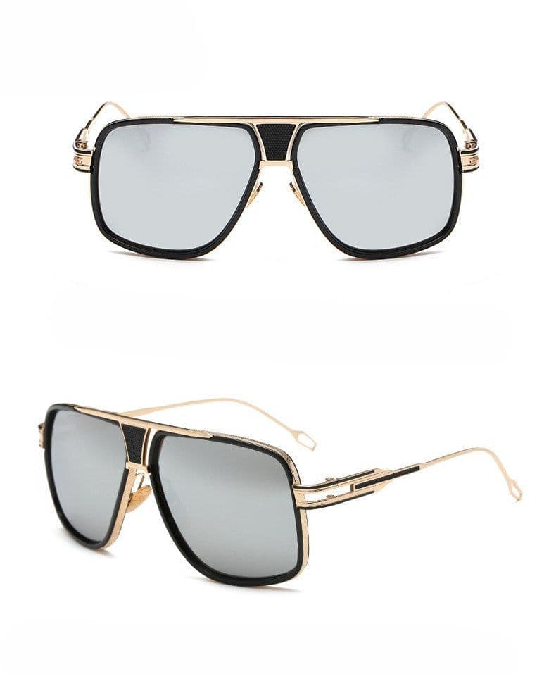 image-Sunglasses Men Brand Designer Sun Glasses Driving Oculos De Sol Masculino Grandmaster Square Sunglass
