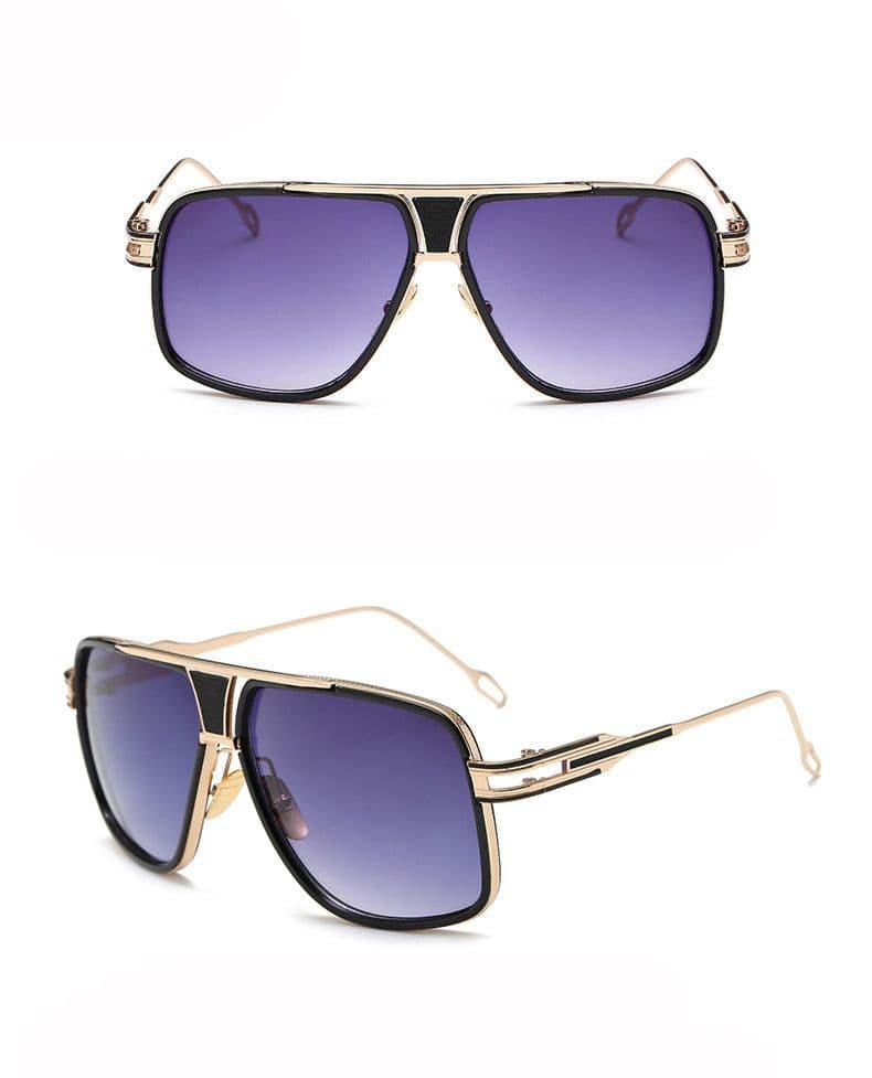 image-Sunglasses Men Brand Designer Sun Glasses Driving Oculos De Sol Masculino Grandmaster Square Sunglass