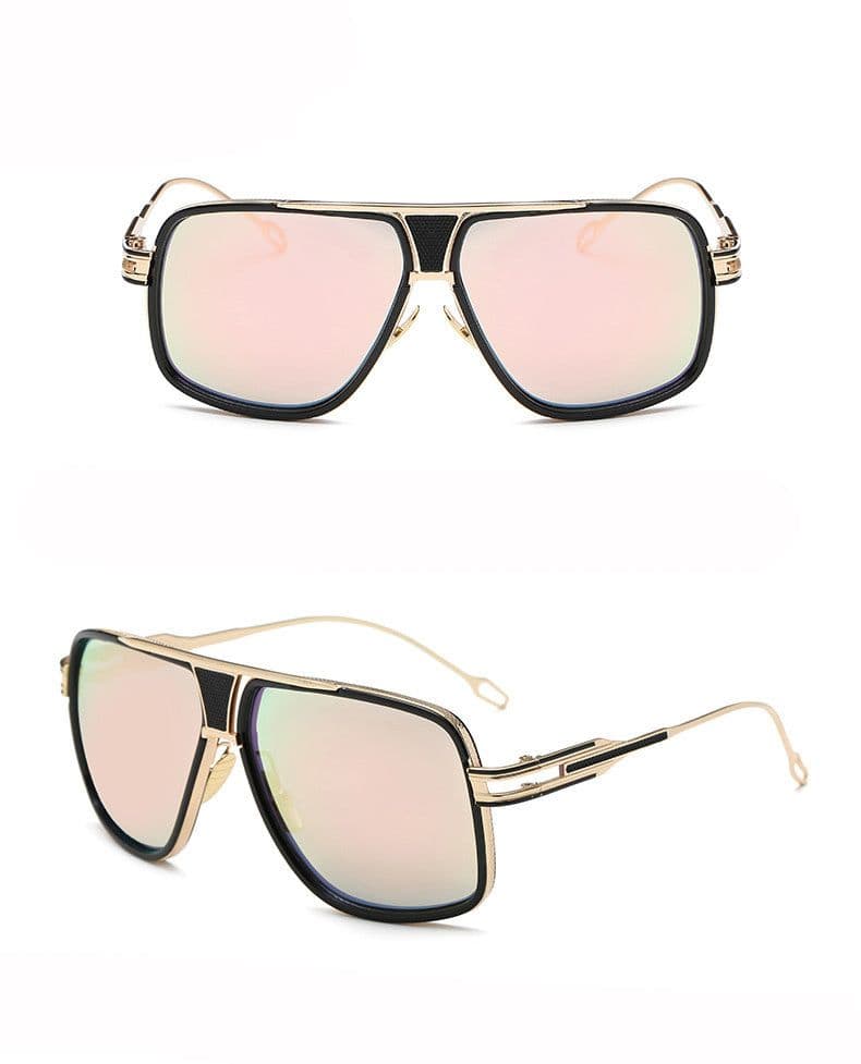 image-Sunglasses Men Brand Designer Sun Glasses Driving Oculos De Sol Masculino Grandmaster Square Sunglass