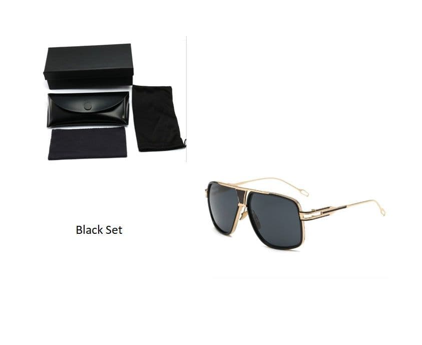 image-Sunglasses Men Brand Designer Sun Glasses Driving Oculos De Sol Masculino Grandmaster Square Sunglass